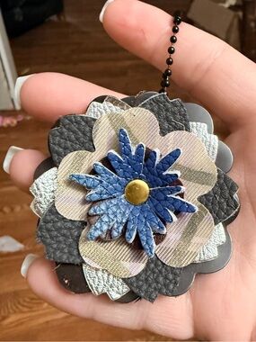 Handmade Floral Bag Charm
